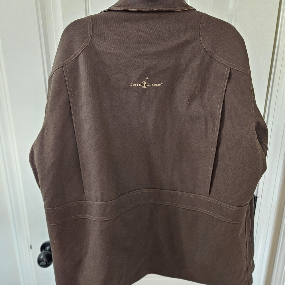 Justin Charles Men's Large Herdsman Jacket Brown Good Condition